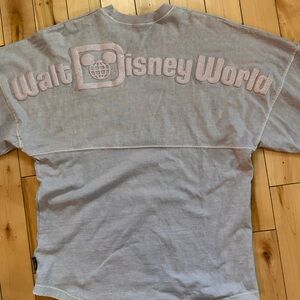 Walt Disney World 1971 Spirit Jersey. Gray Sweatshirt with Embroidered Logo